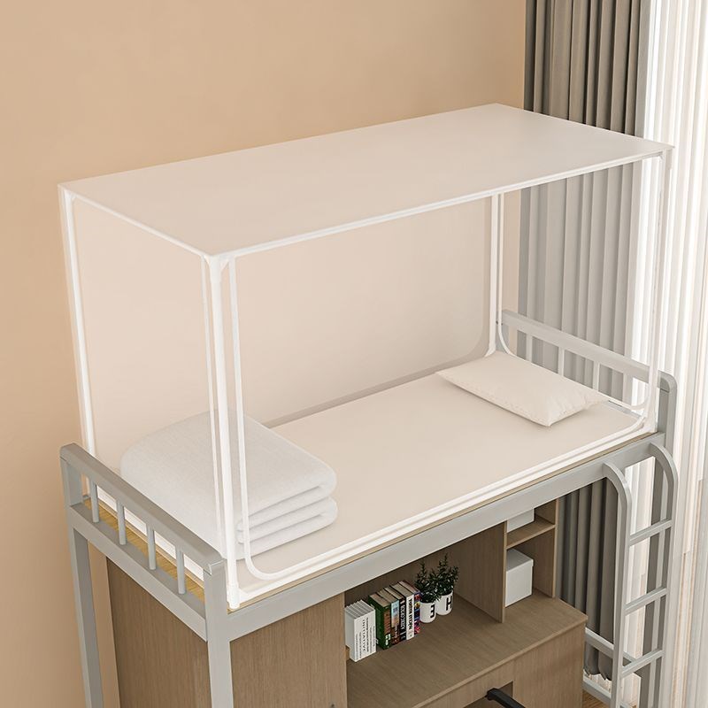 学生宿舍拉链蚊帐l一体式支架0.9寝室上铺下铺通用封闭蚊帐单人床