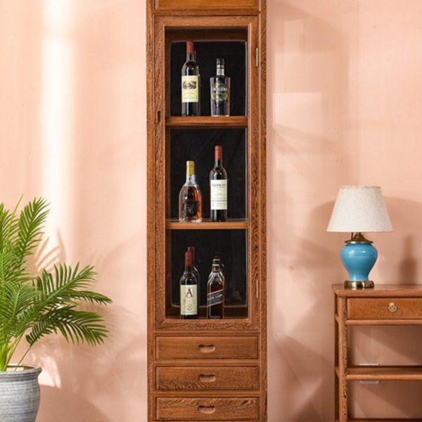 鸡翅木书柜组合书房明式书架全实木酒柜带玻璃门中式红木家具书橱,住宅家具,组合书柜,淘宝优惠券,粉丝福利购,淘宝优惠卷