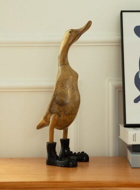 北欧轻奢鸭子摆件创意家居装饰品客厅玄关酒柜电视柜饰品