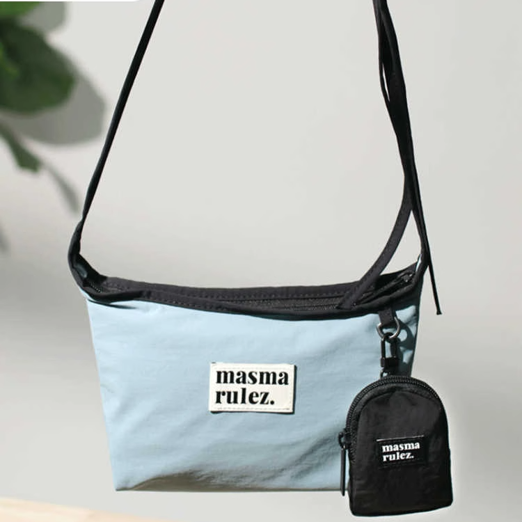 MASMARULEZ官方正品现货迷你单肩斜挎包 Travel sacoche bag blue,箱包皮具/热销女包/男包,托特包,淘宝优惠券,粉丝福利购,淘宝优惠卷