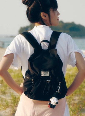 MASMARULEZ韩国正品现货迷你双肩包出游上班上学通勤女生背包黑色