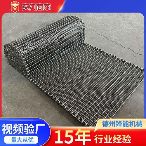 网链网带耐温杀菌流水线食品烘干网带传送带工业输送不锈钢网链