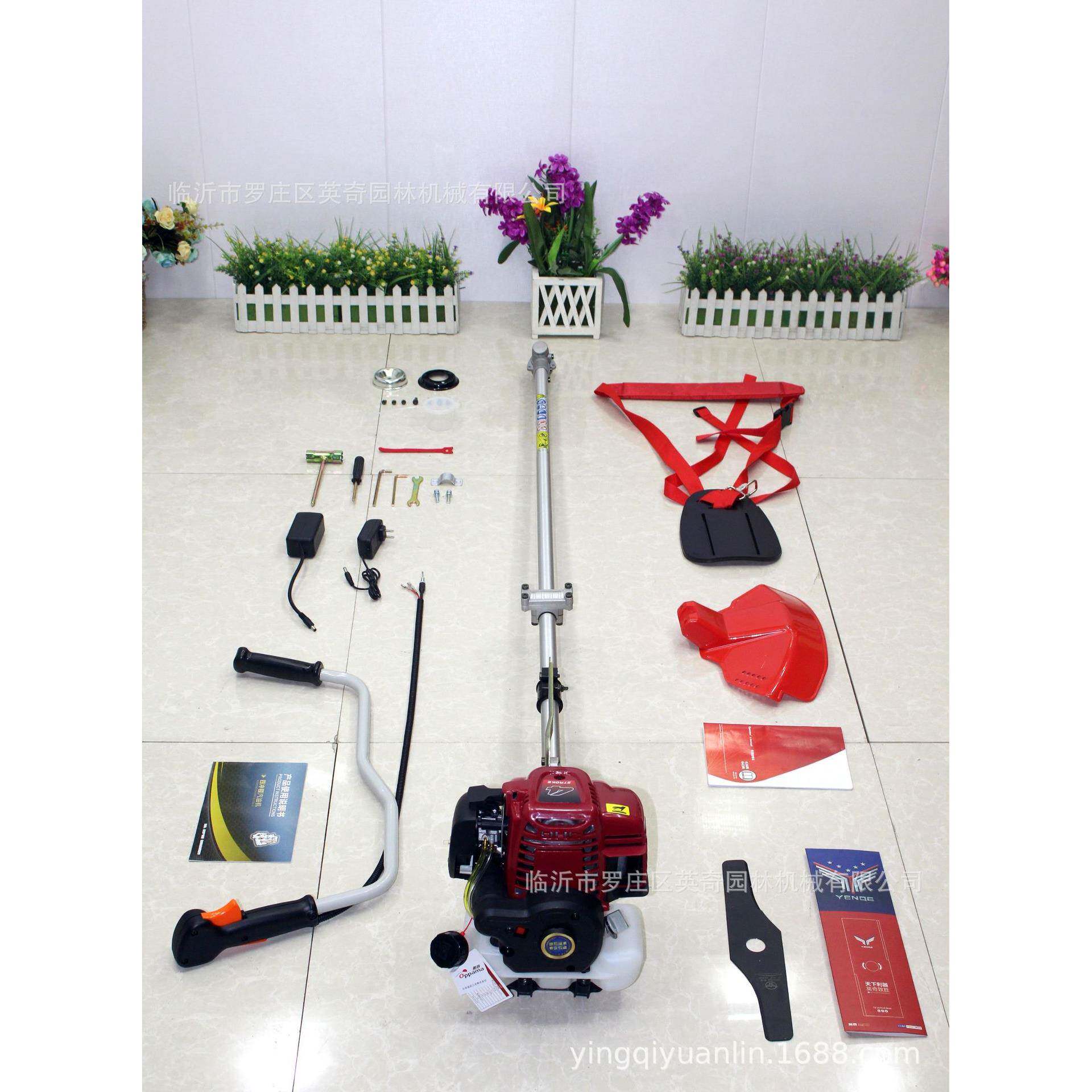 电启动汽油割草机小型家用多功能割灌机农用汽油打草松土开沟机