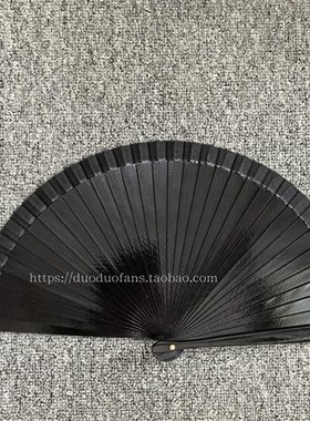 nit木扇定制2厘米光面西班牙扇子素面折叠纯色舞蹈扇