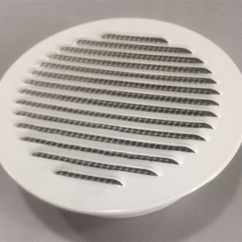 铝合金新风中央空调系统排风出风圆形百叶通风口盖网罩换排气口风