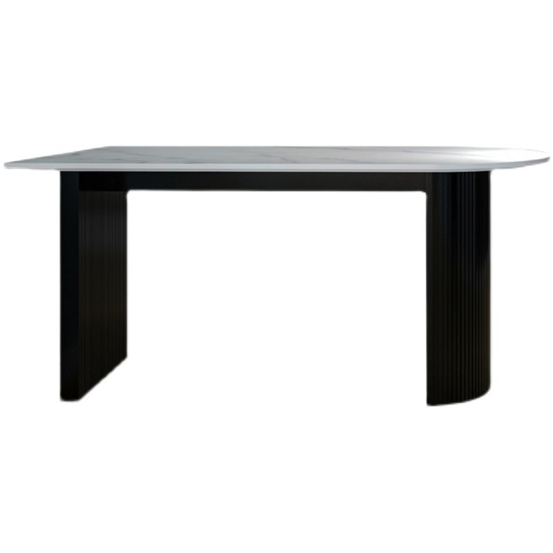 法式奶油风小户型岛台岩板餐桌靠墙实木家用半圆形桌子大理石餐桌,住宅家具,岩板餐桌,淘宝优惠券,粉丝福利购,淘宝优惠卷