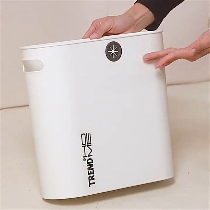 13cm简约夹缝垃圾桶家用厕所缝隙收纳桶厨房客厅卫生间极窄垃圾桶