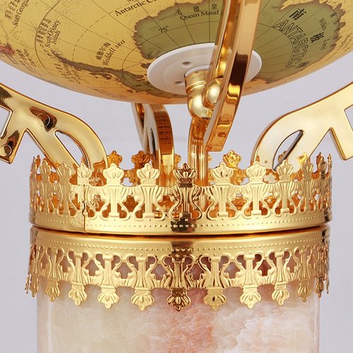 哪里高清大号复古发光地球仪摆件台灯落地办公室书房客厅家居摆设