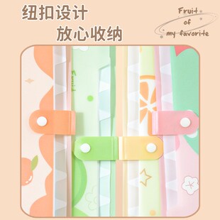 小清新可爱学生作业试卷收纳包多层加厚卡通风琴包A4文件夹大容量