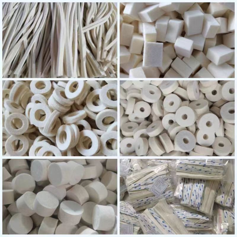 优质工业毛毡高密度 耐高温防尘吸油耐磨防震 密封抛光羊毛毡条圈