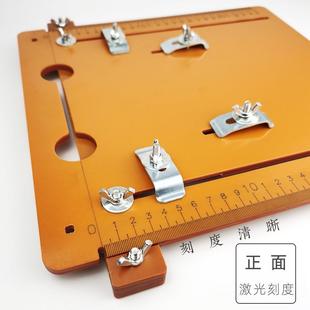 切割机底板裁板神器倒装板靠山4寸云石机电木底座木工装修工具