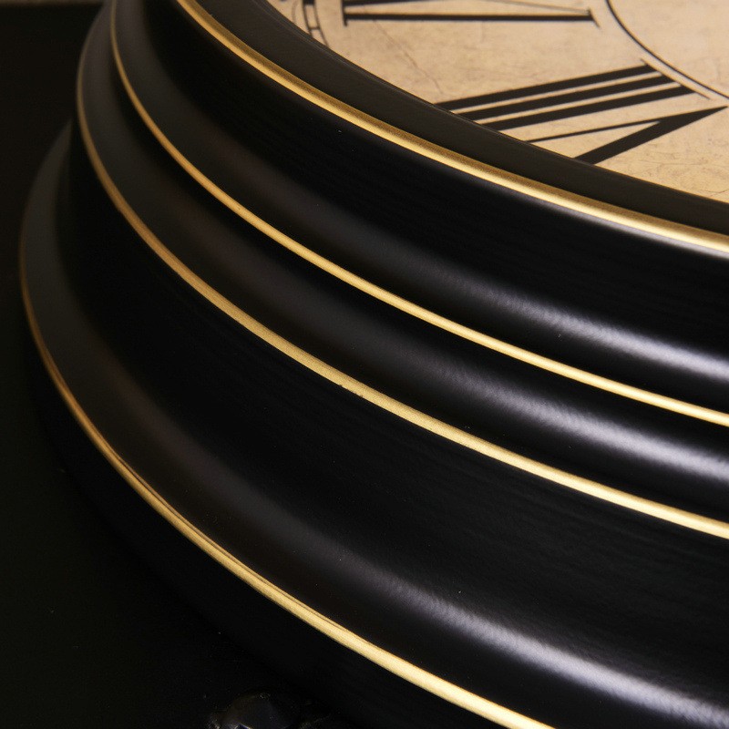 美式仿古钟表客厅静音摇摆时钟时尚创意怀旧挂表欧式墙壁石英挂钟