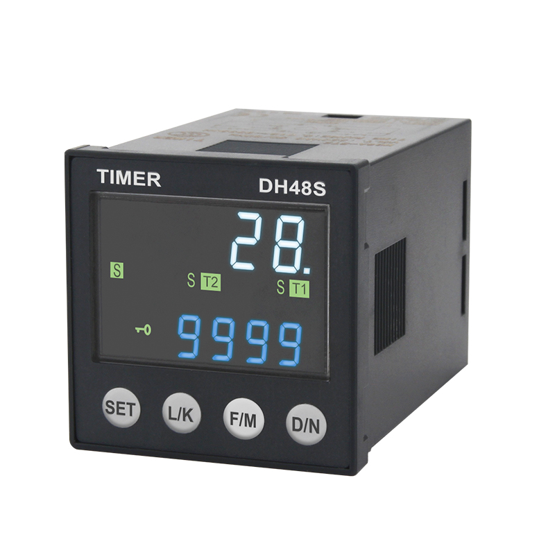 无限循环数显时间继电器DH48S通电延时延迟控制延时器220v可调24V