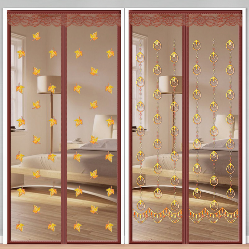 防蚊纱门帘家用磁铁磁吸纱窗自吸夏季免打孔纱帘魔术贴防蝇防蚊虫,居家布艺,门帘,淘宝优惠券,粉丝福利购,淘宝优惠卷