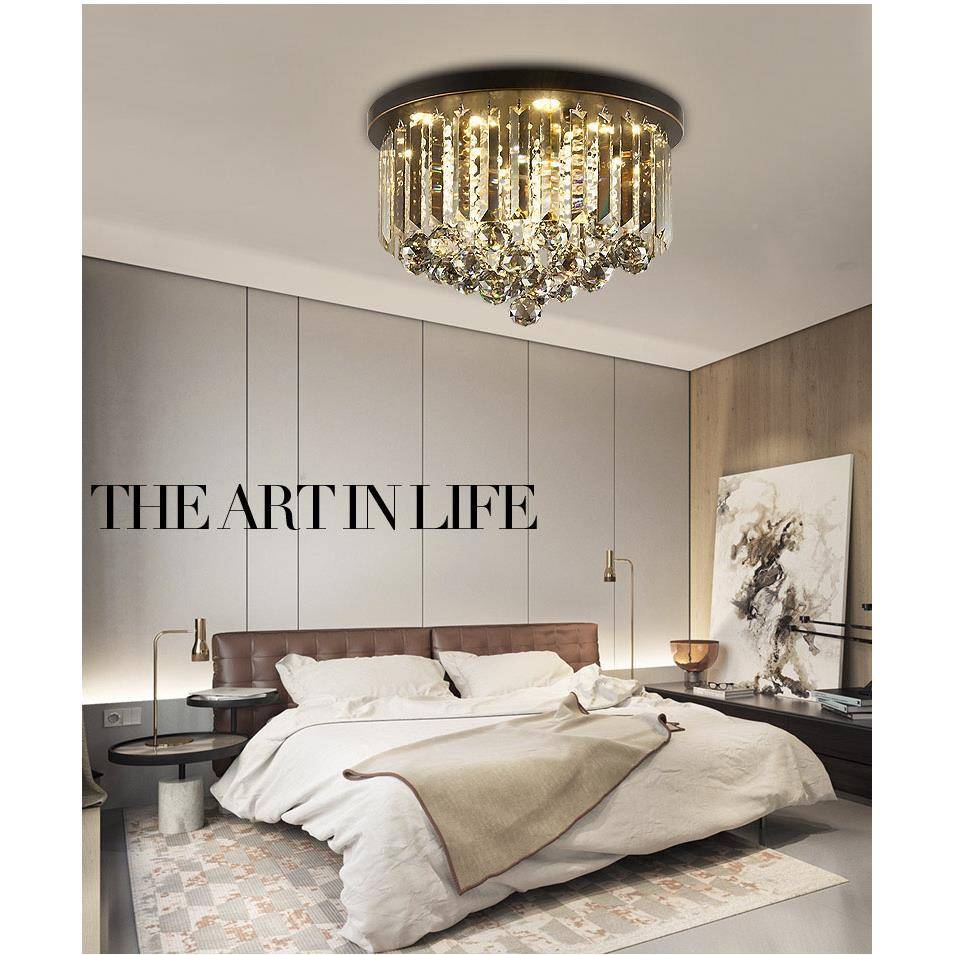 欧创意性灯水晶过道灯玄SCO关灯入户走个廊灯现代简约阳台灯吸顶