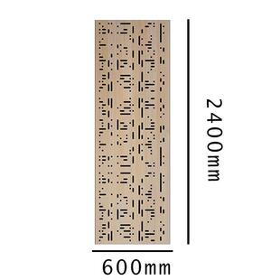 议室直播间影院展厅木质中纤板阻燃穿孔异孔声学扩散体吸音板