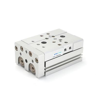 高精密气动双轴滑台气缸带直线导轨HLQ6X30S 滑台气缸