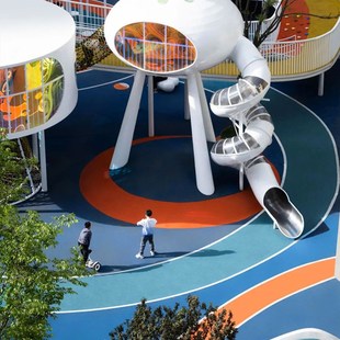 户外不锈钢滑梯厂家组合滑梯定制小区游玩区设计儿童公园乐园规划