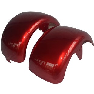 新款 R11电动摩托车前后档泥板彩色三色挡泥板套装