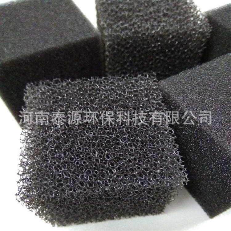 网状聚氨酯海绵填料 发泡海绵生物填料 PU海绵泡沫填料 效果好