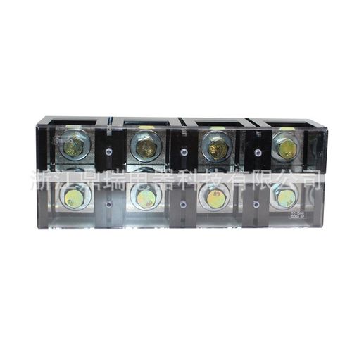 TC-10004)(1000A4P)固定式大电流接线端子阻燃接线排胶木加厚铜件