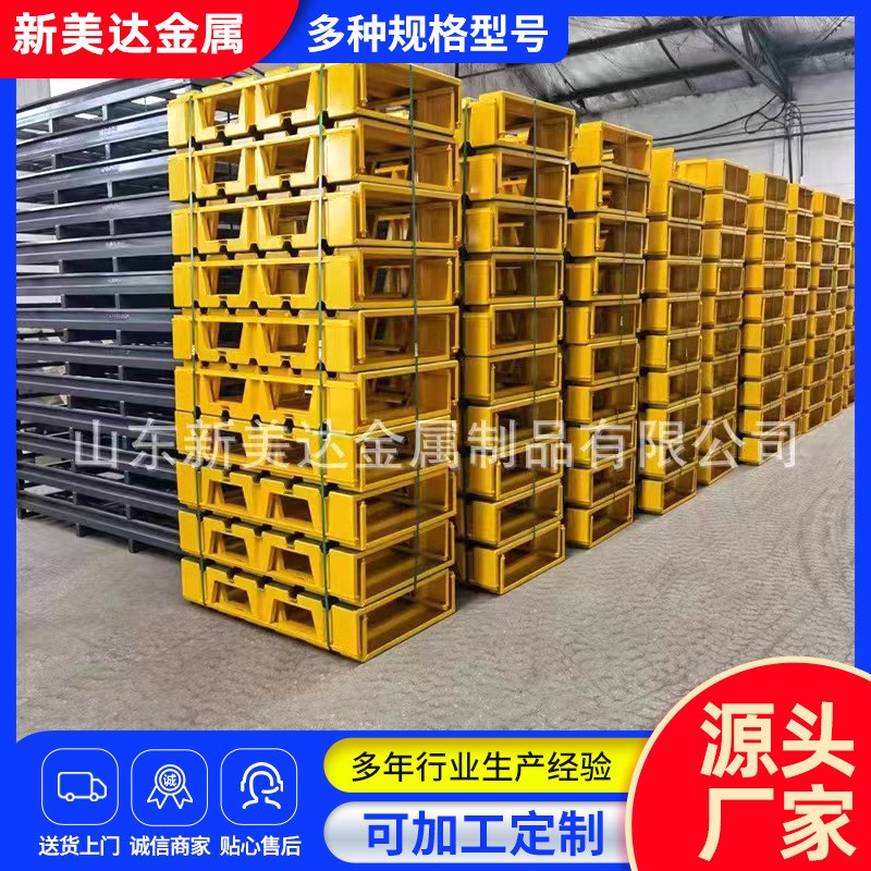 钢制叉车钢制托盘物流用重型仓储货物存储铁卡板 2吨双面钢托盘