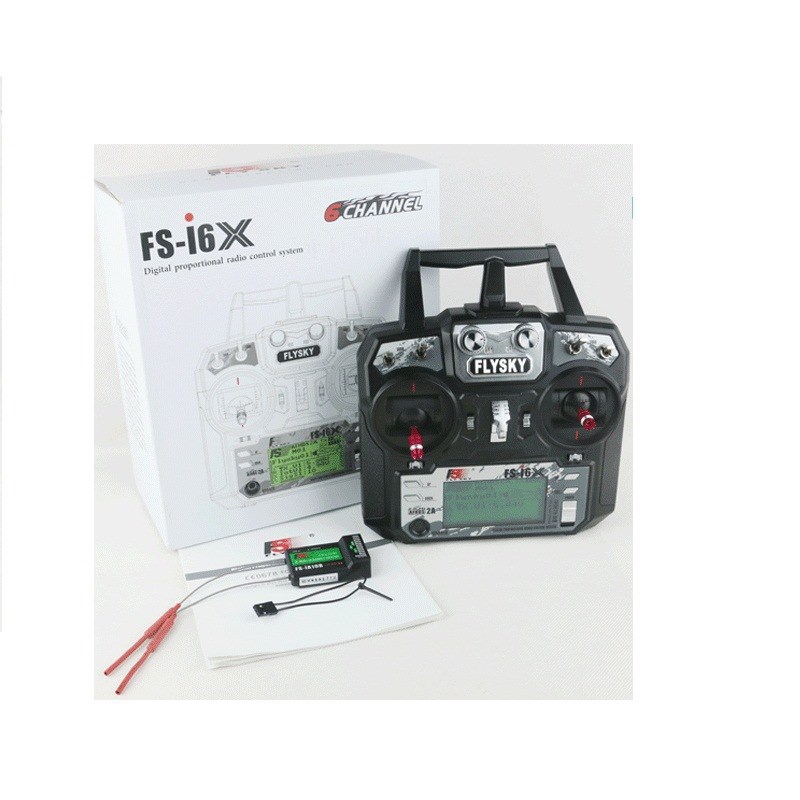 富斯FS-i6X遥控器直升固定翼滑翔机多轴10通道发射IA6B IA10B可用