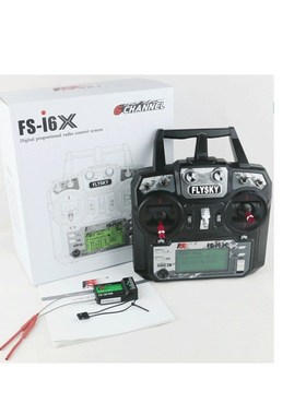 富斯FS-i6X遥控器直升固定翼滑翔机多轴10通道发射IA6B IA10B可用