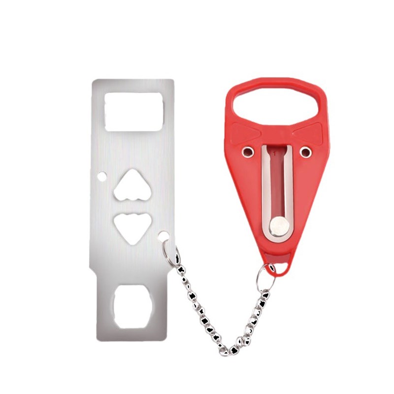 免打孔便携门阻器宾馆酒店阻门器门扣锁临时房门挡顶门器防盗锁