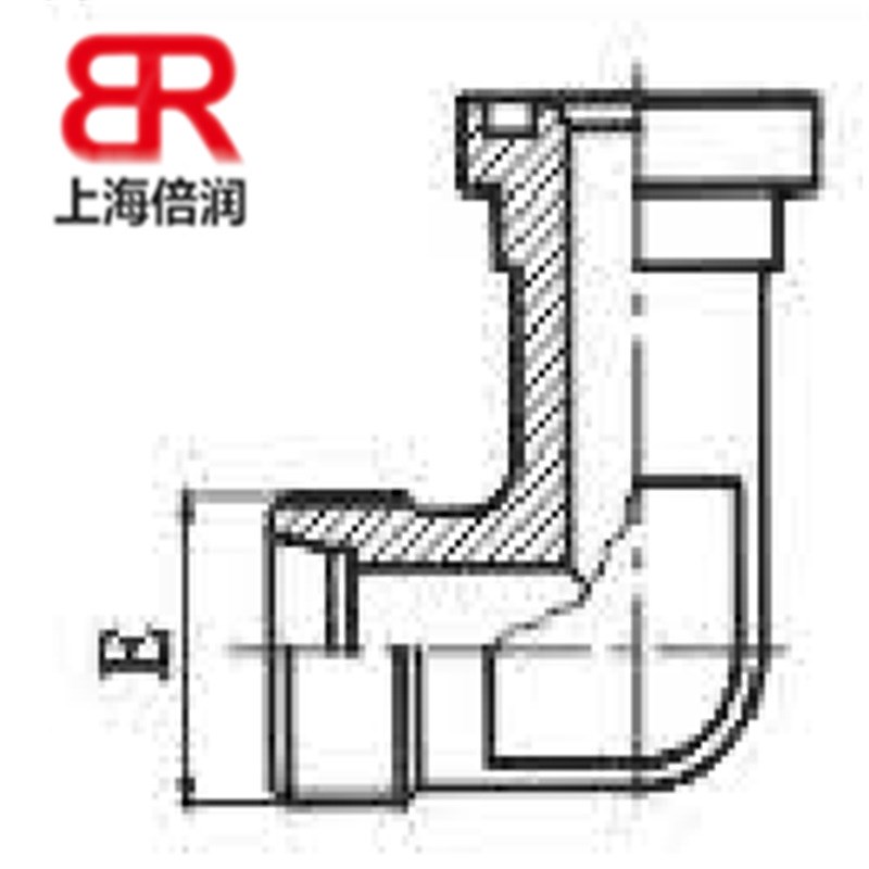 倍润公制螺纹卡套式/轻系列法兰ISO6162-1 1DFL9-30-12