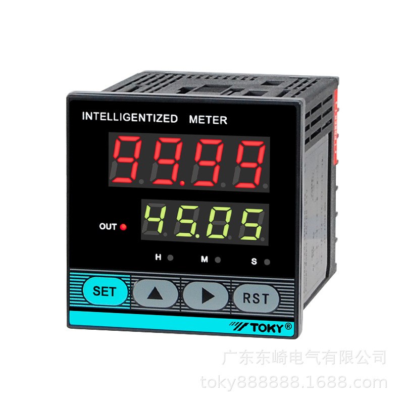 TOKY东崎HP系列按键设定高精度数显时间继电器 220V 外观可调