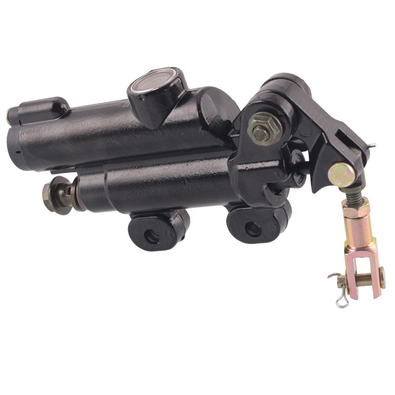 富江龙金鹰地平线跑车后刹车泵 摩托车后刹车上泵一字泵配件下泵