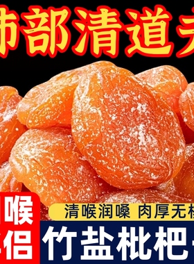 福建特产云霄五星竹盐枇杷干水果干果脯原味无核添加正宗枇杷零食