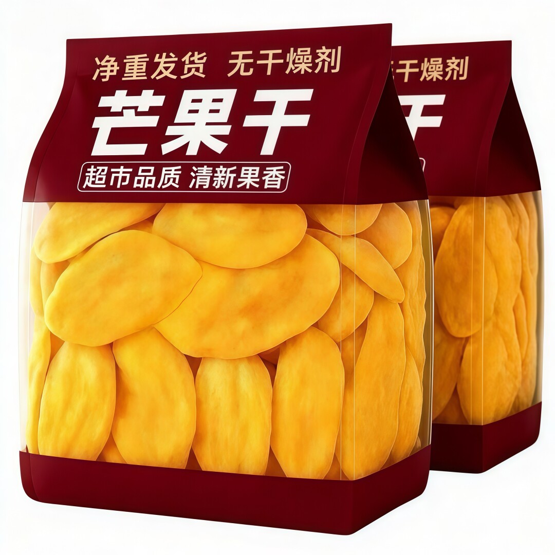 厚切大片】芒果干水果干办公室解馋零食小吃蜜饯果脯休闲零食批发