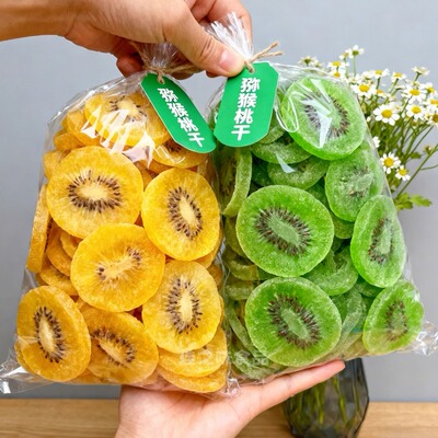 {特价】猕猴桃干1000g袋装奇异果干果脯弥猴桃干泥猴桃干凉果零食