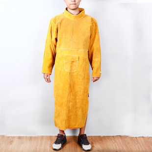电焊牛皮反穿衣防护服焊工焊接烧焊围裙劳保工作服耐磨隔热防火线