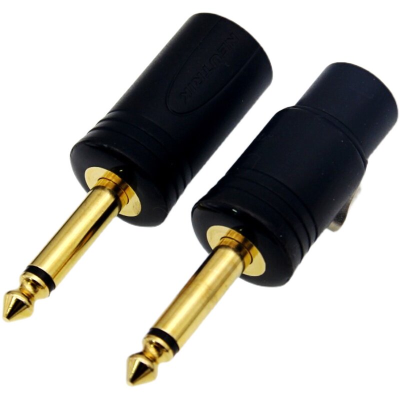 NEUTRIK卡农转.5大二芯转接头.3大三芯转卡侬公母XLR音频转换头