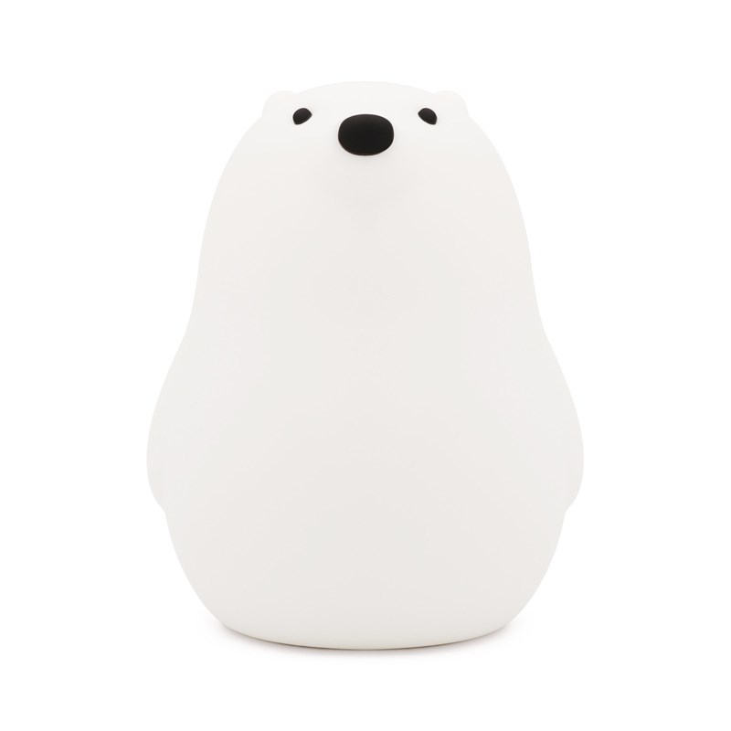 MUID小白熊拍拍灯硅胶柔光护眼卧室睡眠灯床头喂奶小夜灯儿童新款