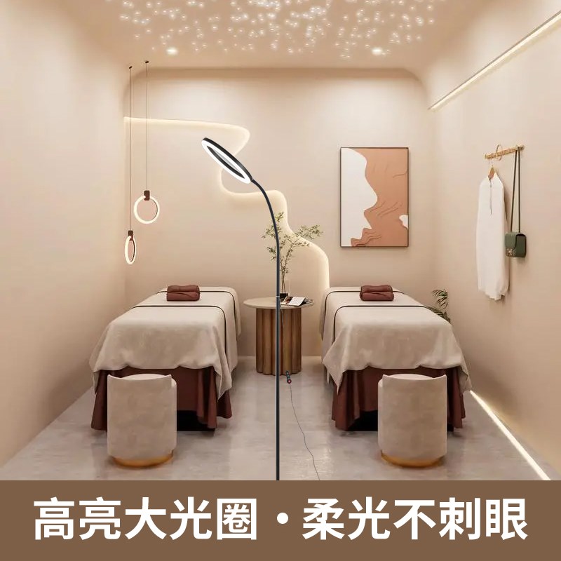 超亮美睫LED落地灯纹绣美容冷光无影灯美甲纹眉种睫毛柔光工作灯