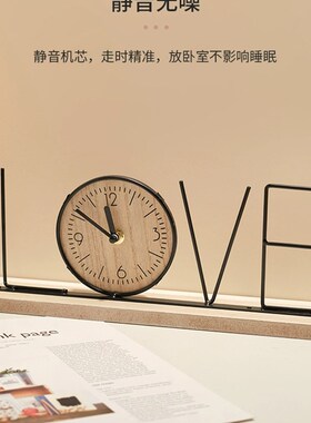 手工创意电视柜装饰摆件家居客厅卧室玄关酒柜办公室桌面时钟摆设
