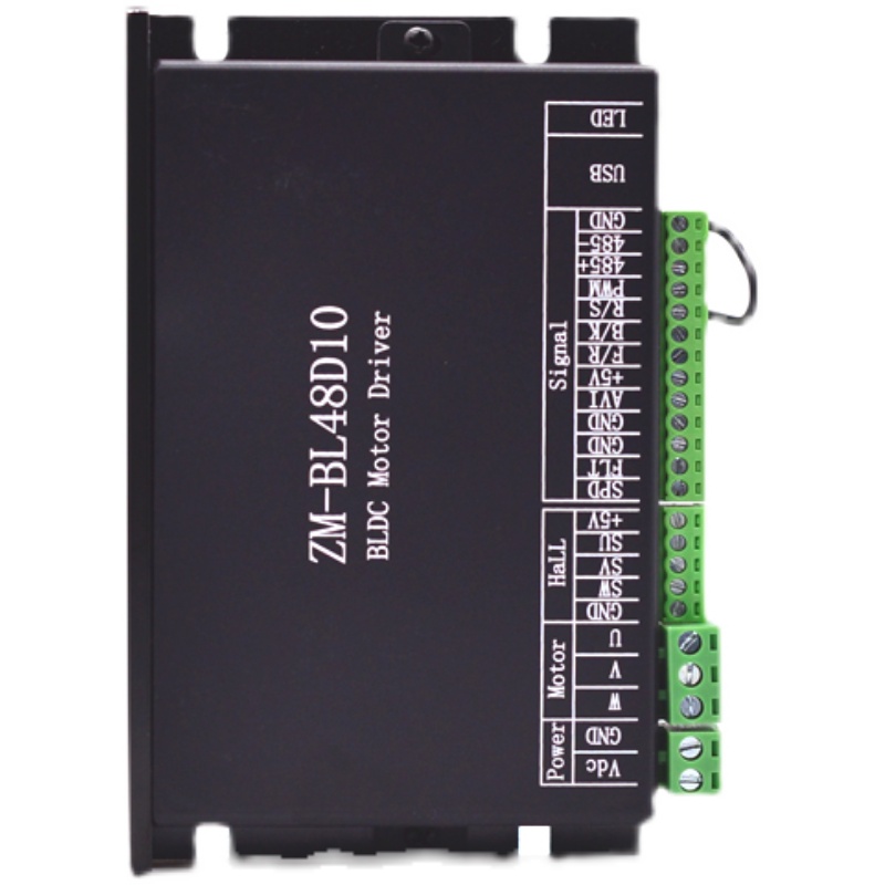 ZM-BL48D10带485通讯直流无刷驱动器 适配300W以下有/无霍尔电机
