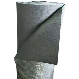 防火布阻燃耐高温隔热挡烟垂壁软连接硅胶玻璃纤维布料灰色电焊布