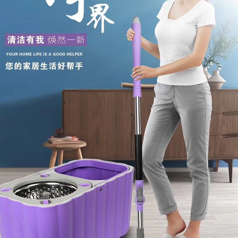 乐辰水立方好神拖干湿两用拖把桶旋转地拖双驱动甩干自动拖地墩布