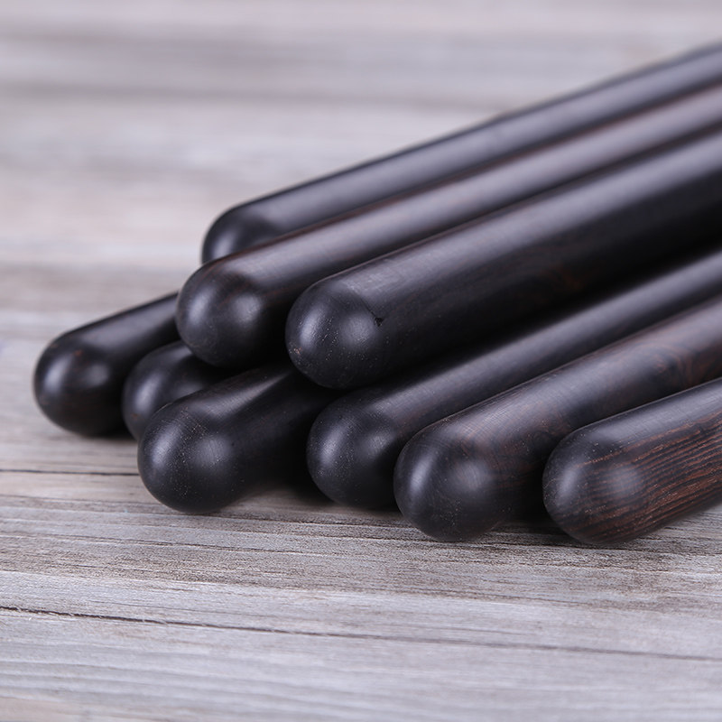 玄鹤乌木大鼓鼓槌鼓锤鼓棒鼓锤耐用鼓槌棒一对敲鼓棒牛皮鼓