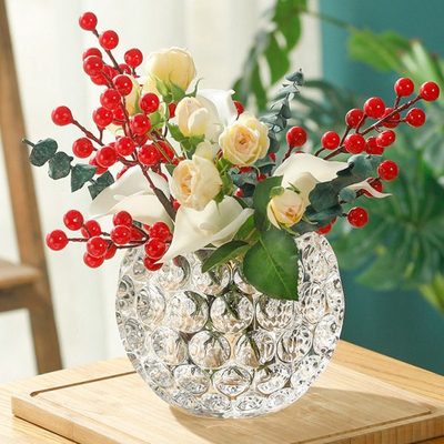 加厚水培植物透明玻璃花瓶容器绿萝花盆水养客厅餐厅家居摆件花器