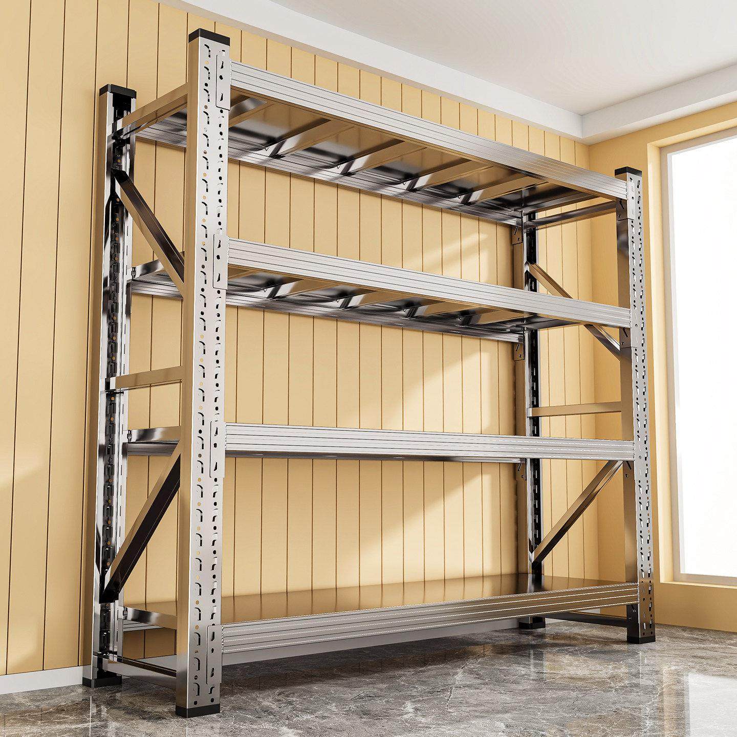 304不锈钢仓储货架多层商用厨房置物架地下室仓库工厂重型储物架,商业/办公家具,置物架/陈列架/储物架/展示架,淘宝优惠券,粉丝福利购,淘宝优惠卷