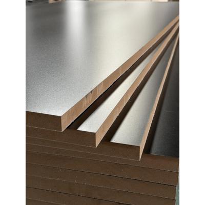 黑色双面免漆装饰办公家具密度板9mm单板中密度纤维板Mdf