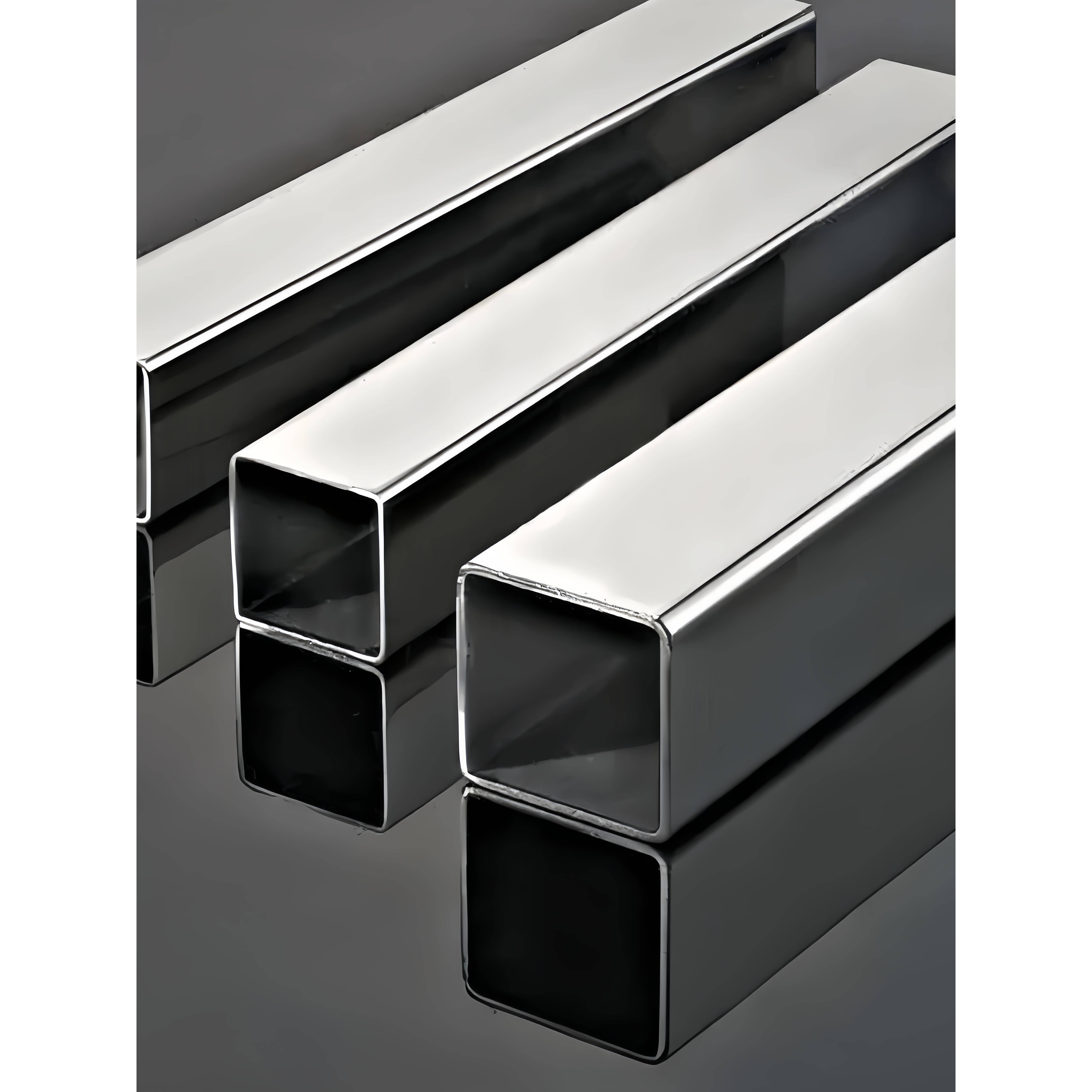 需定制201 304 316不锈钢方管 装饰四方管 光面矩形管抛光有缝扁