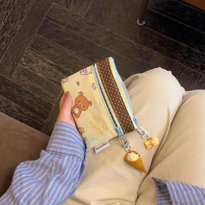 零钱包卡包一体钱包女款轻薄小巧钱袋子学生女ins风复古简约可爱