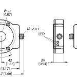 原装正品TURCK图尔克增量式编码器RI360P0-QR24M0-0008X2-H1181
